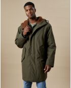 Parka Hanson olive foncé