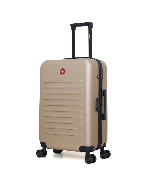 XXS Kabinenkoffer 4 Doppelrollen Wil 46 cm beige