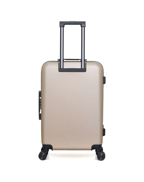 XXS Kabinenkoffer 4 Doppelrollen Wil 46 cm beige