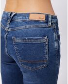 Jean stretch Slim en coton biologique mélangé bleu moyen