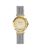 Montre Femme Quartz en Acier Allure argenté/doré