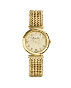Montre Femme Quartz en Acier Allure dorée
