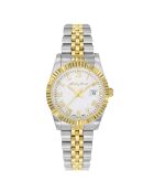 Montre Femme Quartz en Acier Mathy III Roman argenté/doré