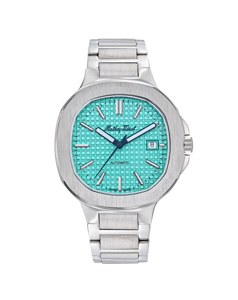 Montre Homme Automatique en Acier Evasion argentée