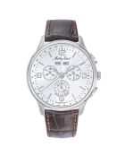Montre Homme Quartz en Cuir Edmond 5040F marron