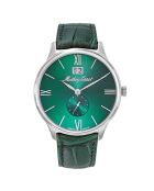 Edmond Green Quarz Herrenuhr aus Leder