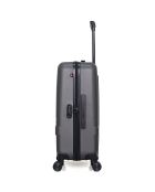 Valise Moyen Séjour 4 roues doubles Uster 65 cm gris foncé
