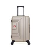 Valise Moyen Séjour 4 roues doubles Rüti 65 cm beige