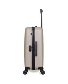 Valise Moyen Séjour 4 roues doubles Rüti 65 cm beige