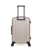 Valise Moyen Séjour 4 roues doubles Rüti 65 cm beige
