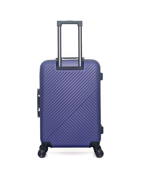 Valise Long Séjour 4 roues doubles Spiez 75 cm bleu marine