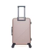 Valise Long Séjour 4 roues doubles Spiez 75 cm rose doré