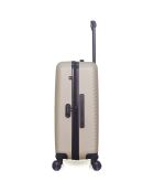 Maleta Spiez Long Stay con 4 ruedas dobles, 75 cm, color beige