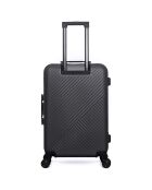 Spiez Long Stay Koffer mit 4 Doppelrollen 75 cm schwarz