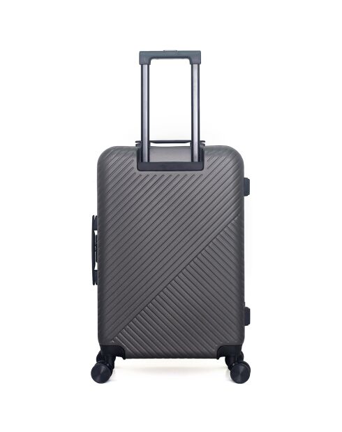 Spiez Long Stay Koffer met 4 dubbele wielen 75 cm donkergrijs