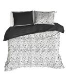 Dark Ombre Waddle dekbedovertrekset van katoensatijn