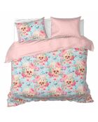Parure housse de couette en Satin de Coton Mexicana blush