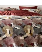 Parure housse de couette en Satin de Coton Goliath bordeaux
