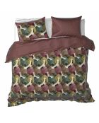 Parure housse de couette en Satin de Coton Goliath bordeaux