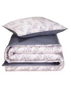Parure housse de couette en Satin de Coton Posy lavender