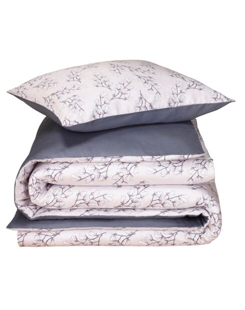 Parure housse de couette en Satin de Coton Posy lavender