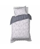 Parure housse de couette en Satin de Coton Posy lavender