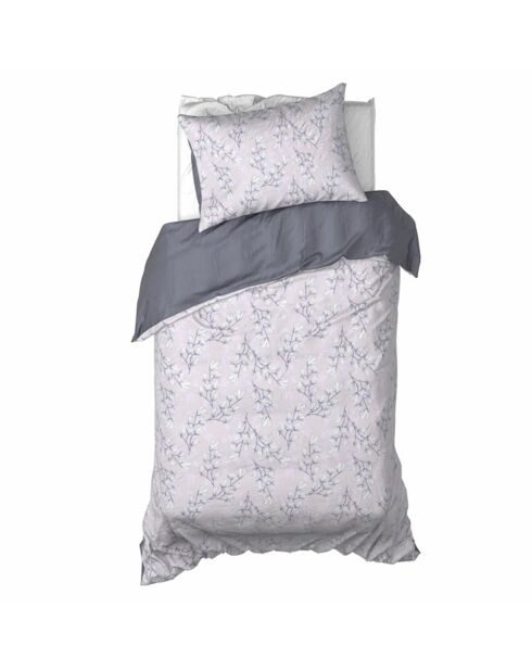 Parure housse de couette en Satin de Coton Posy lavender