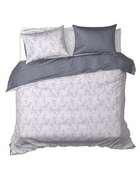 Parure housse de couette en Satin de Coton Posy lavender