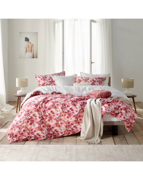 Parure housse de couette en Satin de Coton Ines blushy cheeks