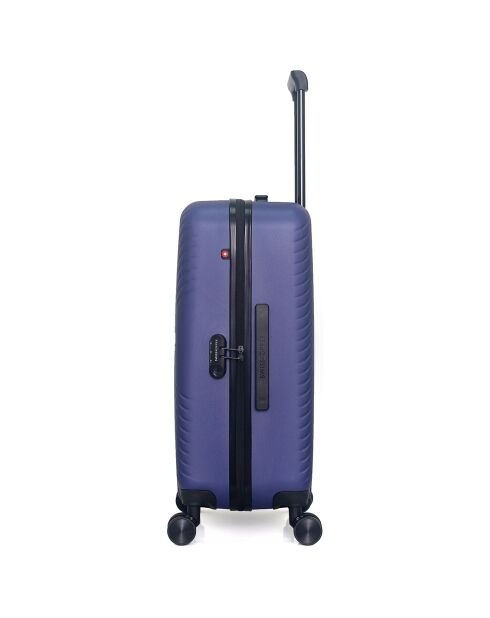 Valise Cabine 4 roues doubles Spiez 55 cm bleu marine