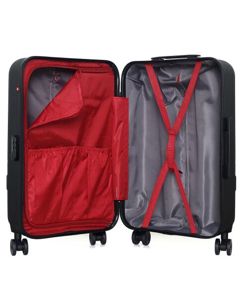 Valise Cabine XXS 4 roues doubles Uster 42 cm noire
