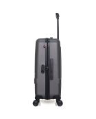 XXS Kabinenkoffer 4 Doppelrollen Uster 42 cm dunkelgrau