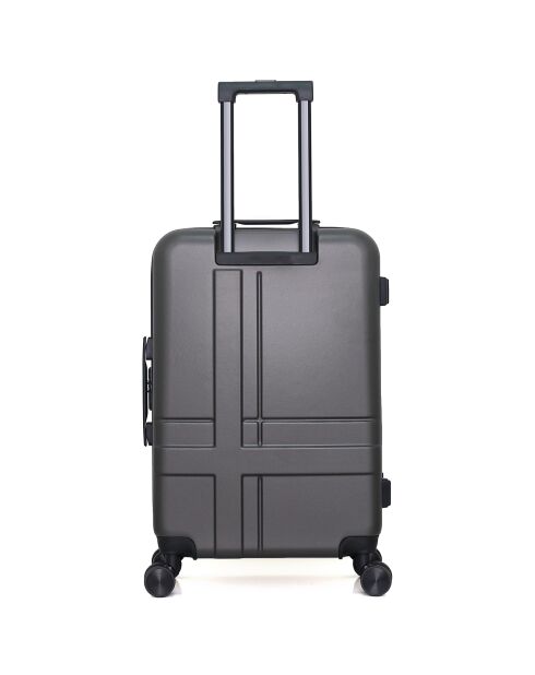 XXS Kabinenkoffer 4 Doppelrollen Uster 42 cm dunkelgrau