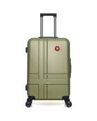 Valise Cabine XXS 4 roues doubles Uster 42 cm vert kaki