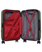 Valise Cabine XXS 4 roues doubles Uster 42 cm vert kaki
