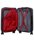 XXS Kabinenkoffer 4 Doppelrollen Spiez 42 cm dunkelgrau