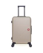 Valise Cabine XXS 4 roues doubles Spiez 42 cm beige