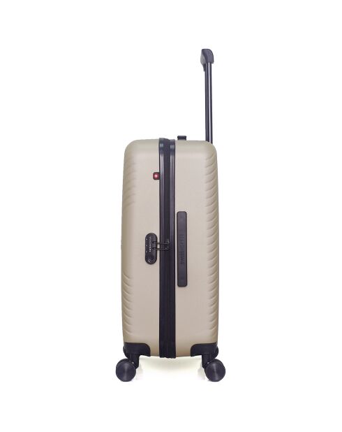 Valise Cabine XXS 4 roues doubles Spiez 42 cm beige