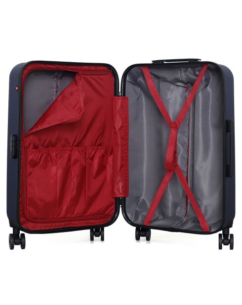 XXS Kabinenkoffer 4 Doppelrollen Wil 42 cm marineblau