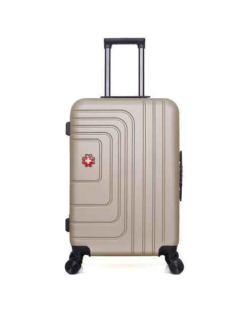 Valise Cabine XXS 4 roues doubles Rüti 42 cm beige