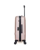 4 Valises 4 roues doubles 75/65/55/42 cm & Vanity Uster rose doré