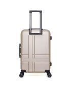 4 Valises 4 roues doubles 75/65/55/42 cm & Vanity Uster beiges