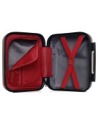 4 Valises 4 roues doubles 75/65/55/42 cm & Vanity Zurich rose doré