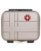 4 Valises 4 roues doubles 75/65/55/42 cm & Vanity Uster beiges