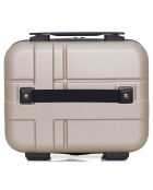 4 Valises 4 roues doubles 75/65/55/42 cm & Vanity Uster beiges