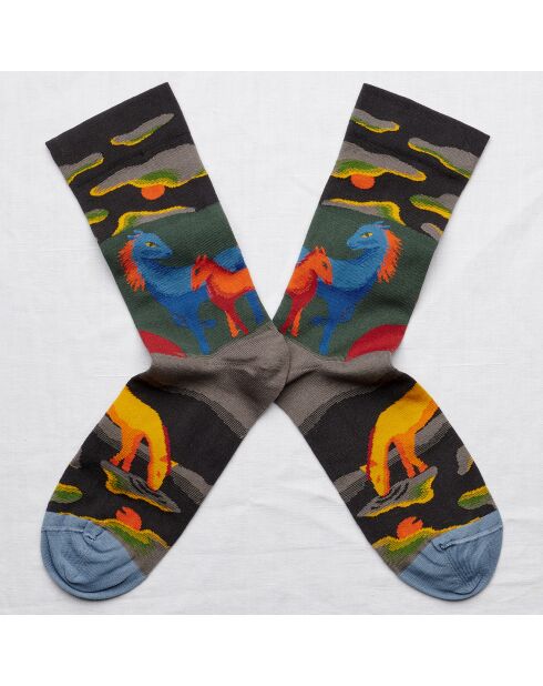 Chaussettes Horses Pepper multicolores