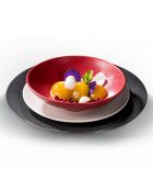 6 Assiettes  de présentation Isola ivoir - D.29 cm