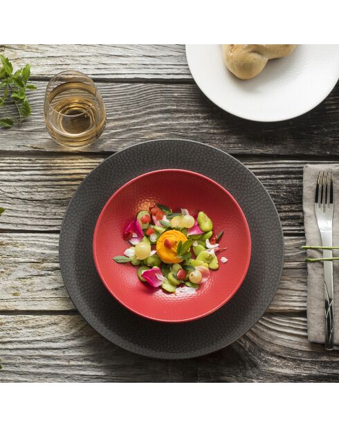 6 piatti da presentazione Isola grigi - D.29 cm