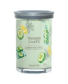 Bougie parfumée Grande jarre Signature Concombre & menthe à l'eau - 60-100h