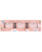 Coffret 3 bougies votives Signature ciels aquarelles - 5-10h